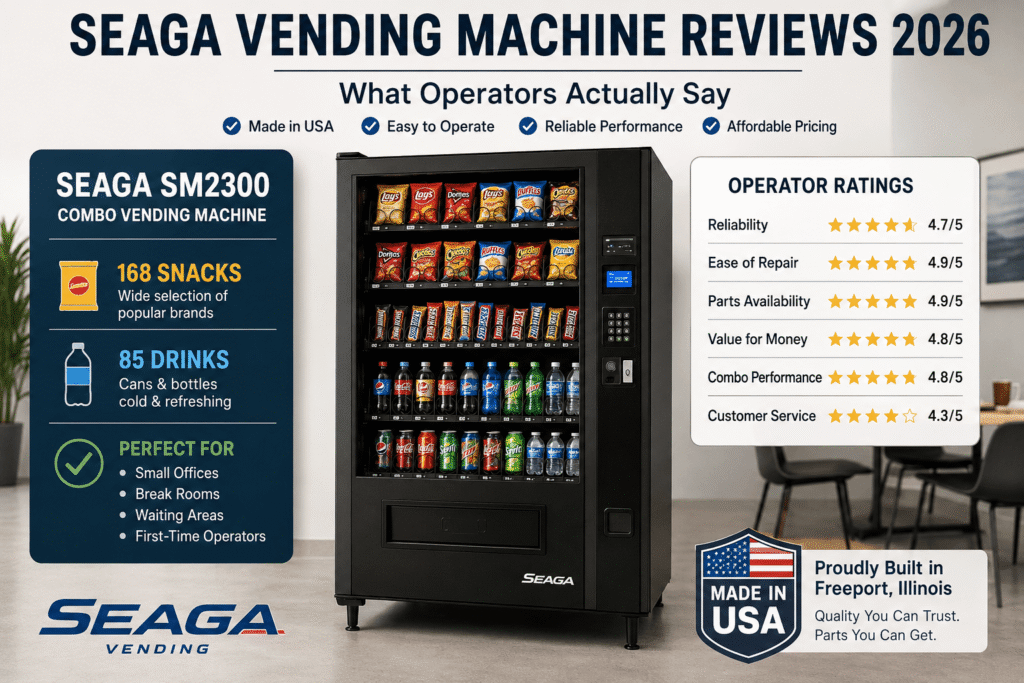 Seaga vending machine reviews
