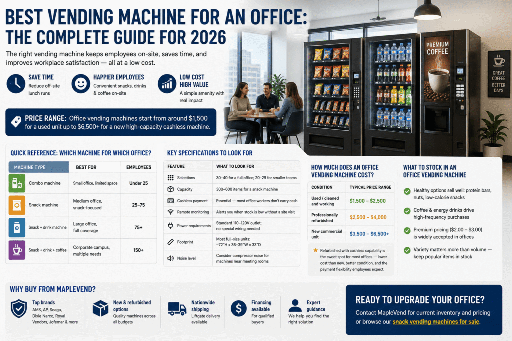 new vs used vending machine