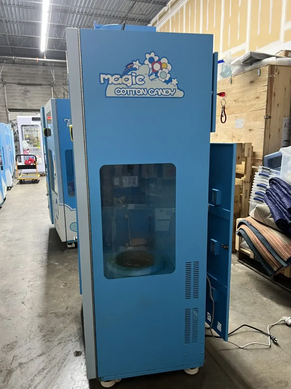 robotic cotton candy machine