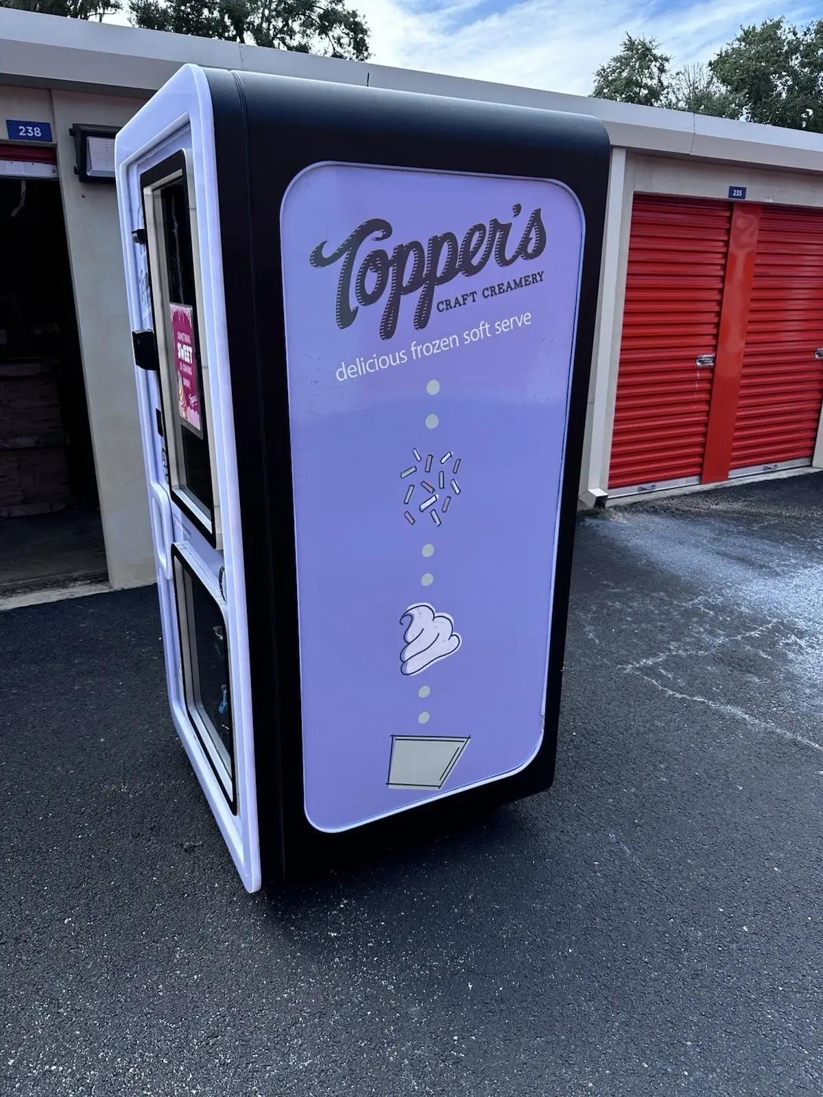 used ice cream vending machine