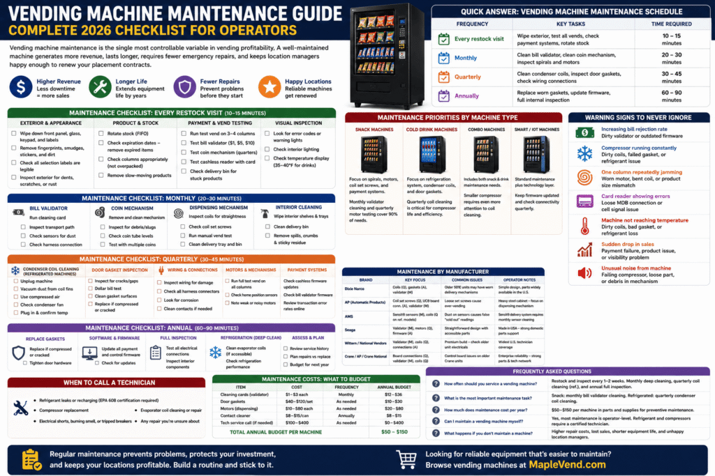 vending machine maintenance